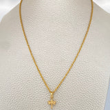 Set Cadena y Dije Lazo + Libelula 1,2gr / Oro Amarillo 18K &