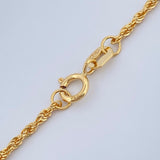 Set Cadena y Dije Lazo + Corazon  Electroestatico Rojo 1,8gr / Oro Amarillo 18K &