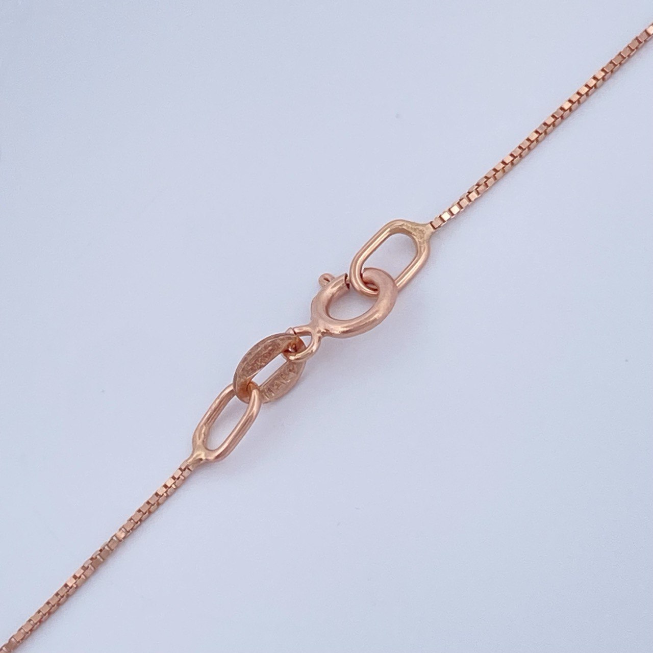 Set Cadena y Dije Veneciana + Cruz 1,65gr / Oro Rosa 18K &