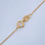 Set Cadena y Dije Veneciana + Virgen del Carmen 1,3gr / Oro Amarillo 18K &
