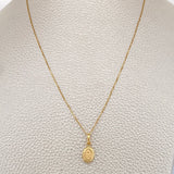 Set Cadena y Dije Veneciana + Virgen del Carmen 1,3gr / Oro Amarillo 18K &