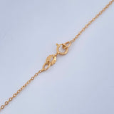 Set Cadena y Dije Aro Seguido + Milagrosa 1,35gr / Oro Rosa 18K &
