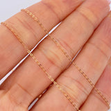 Set Cadena y Dije Aro Seguido + Milagrosa 1,35gr / Oro Rosa 18K &