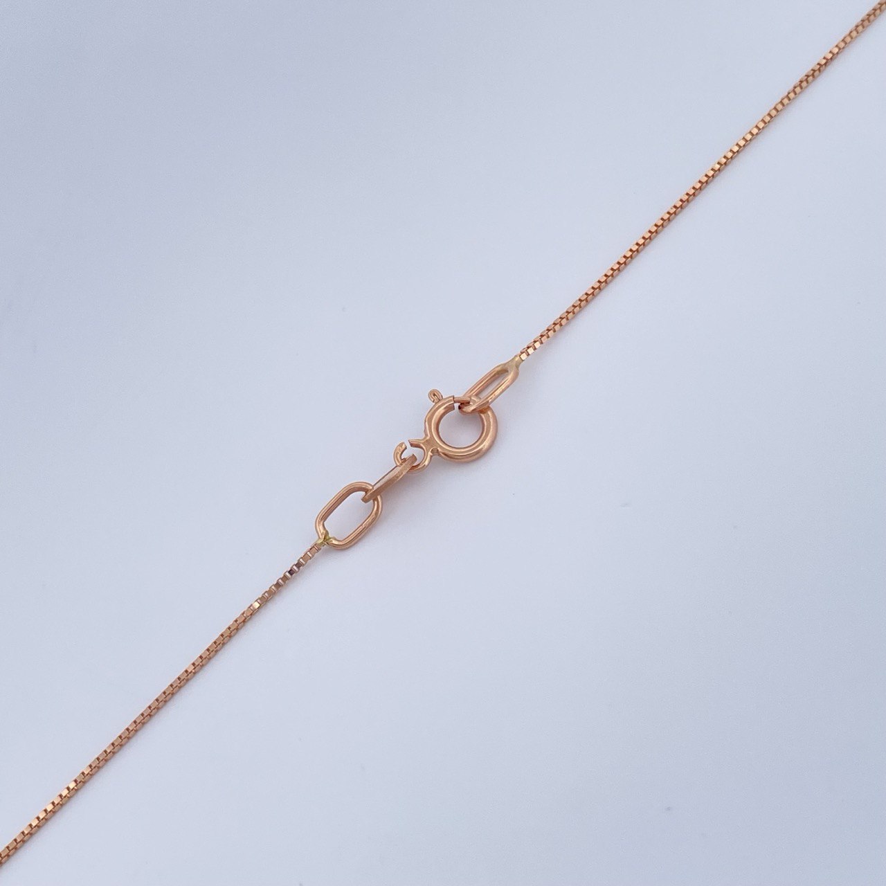 Venetian Chain and Pendant Set + Cross 1.65gr / 18K Rose Gold &