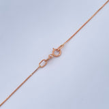 Venetian Chain and Pendant Set + Cross 1.65gr / 18K Rose Gold &