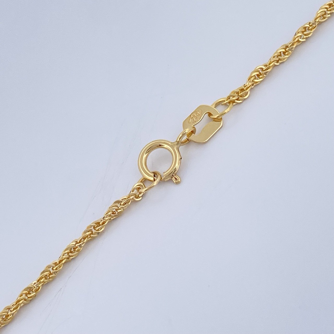 Set Cadena y Dije Lazo + Corazon  1,55gr / Oro Amarillo 18K &