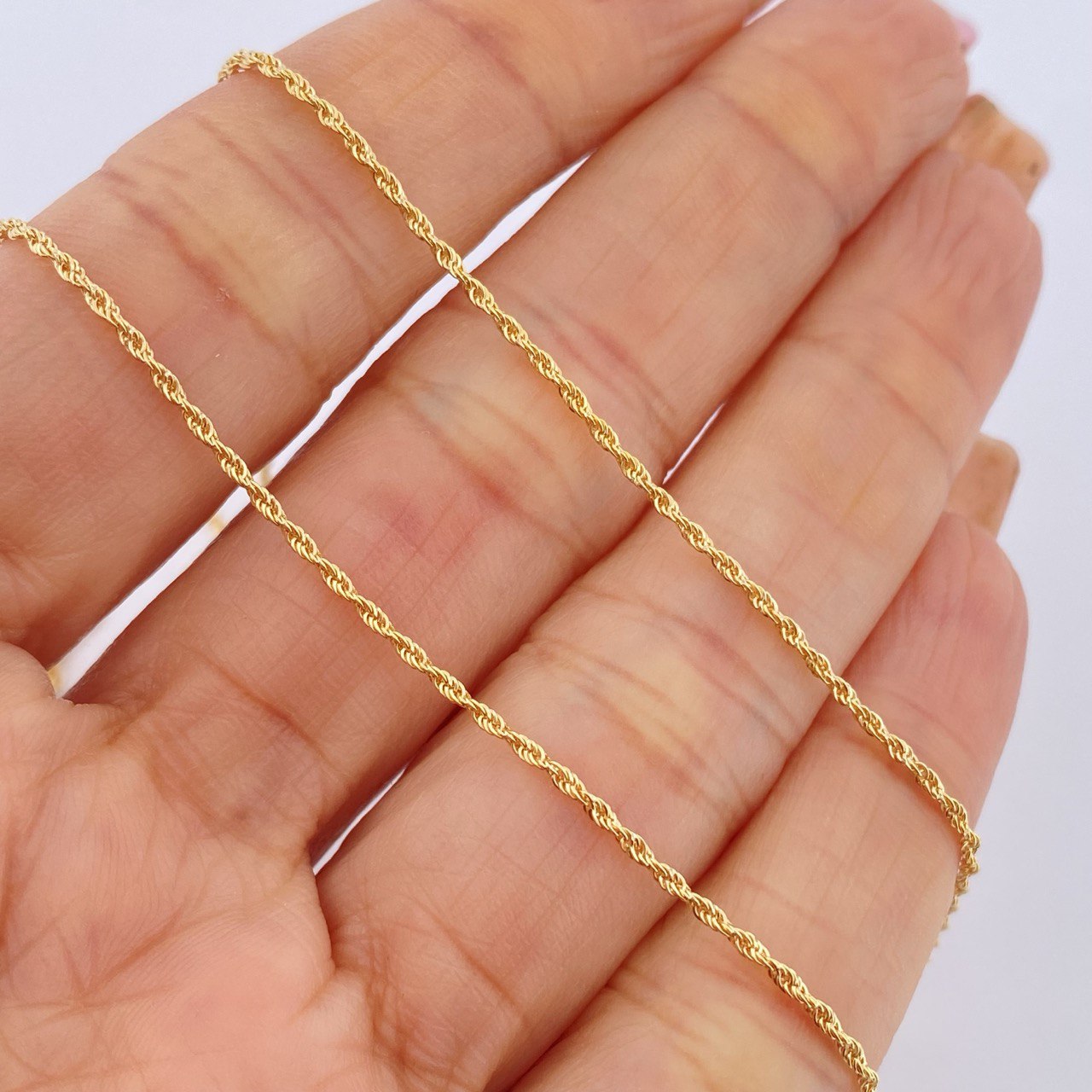 Set Cadena y Dije Lazo + Virgen de Guadalupe 1,35gr / Oro Amarillo 18K &