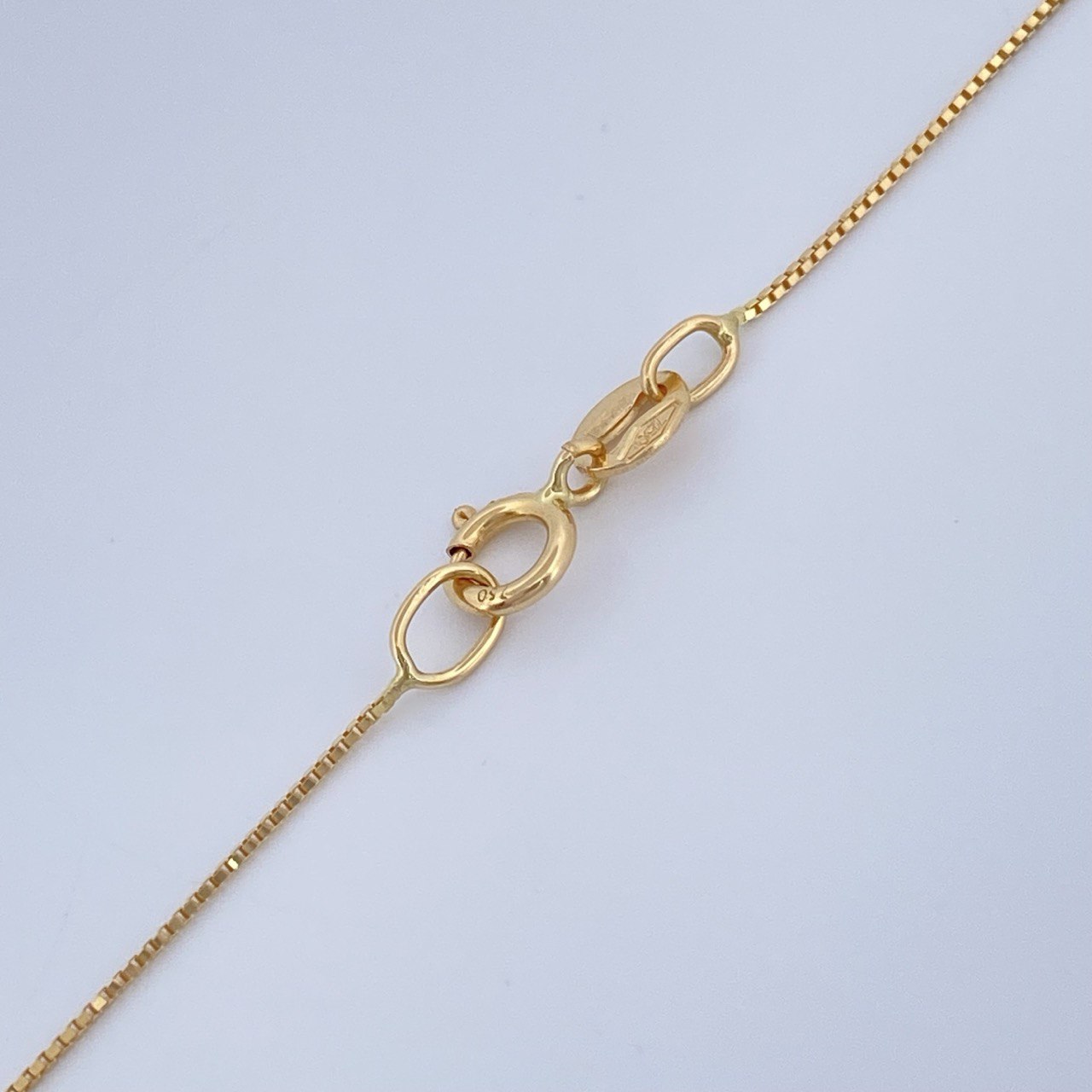 Set Cadena y Dije Veneciana + Corazon 1,45gr / Oro Amarillo 18K &