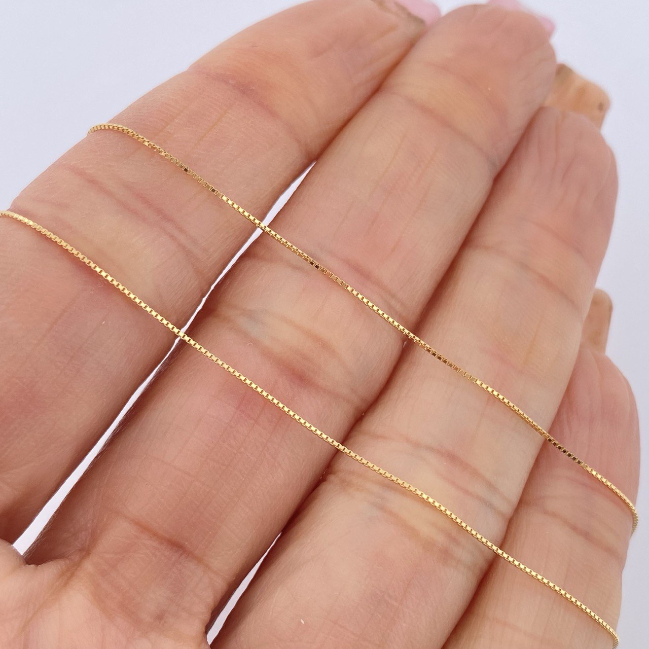 Set Cadena y Dije Veneciana + Corazon 1,45gr / Oro Amarillo 18K &
