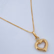 Set Cadena y Dije Veneciana + Corazon 1,45gr / Oro Amarillo 18K &