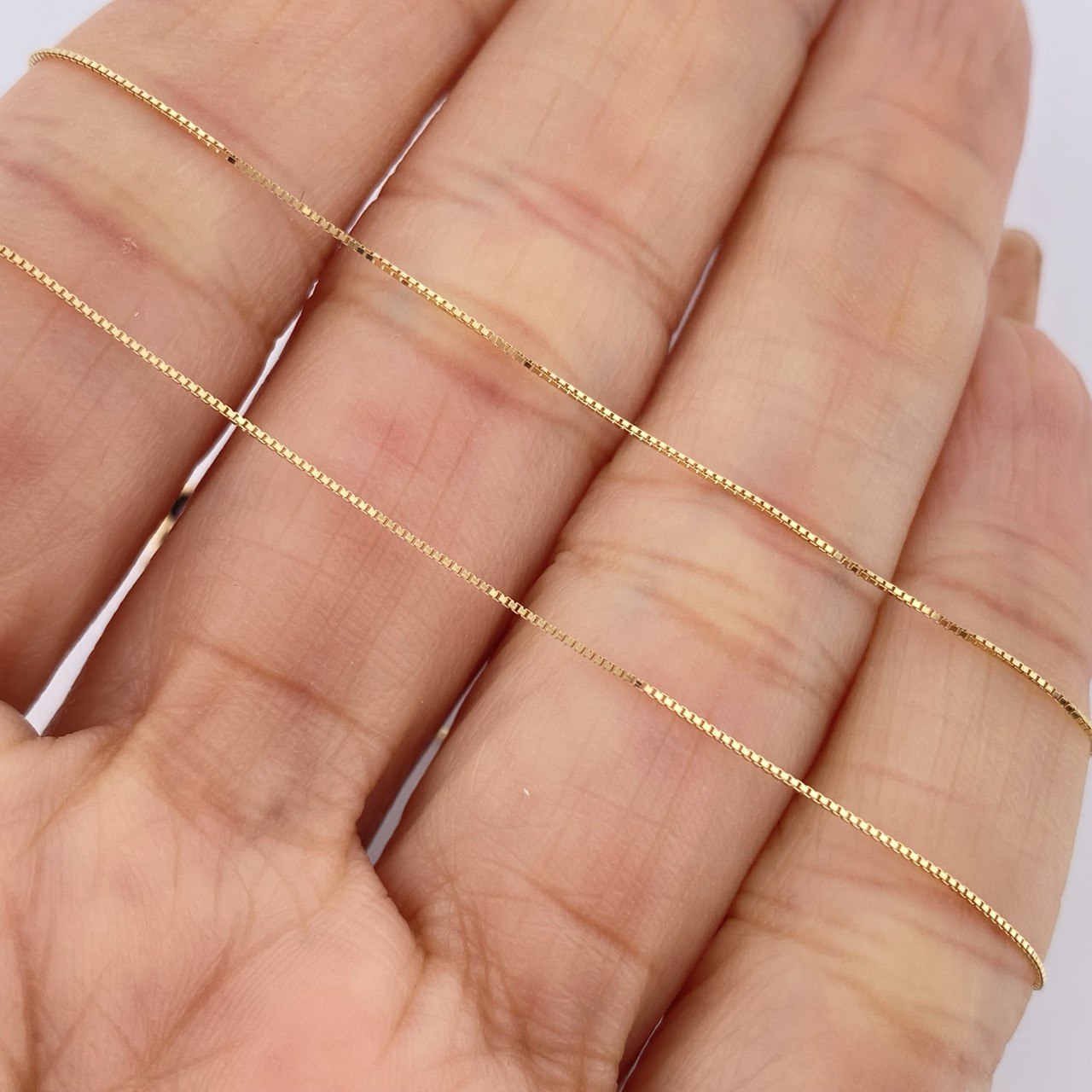 Set Cadena y Dije Veneciana + Trebol 1,55gr / Oro Amarillo 18K &