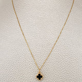 Set Cadena y Dije Veneciana + Trebol 1,55gr / Oro Amarillo 18K &