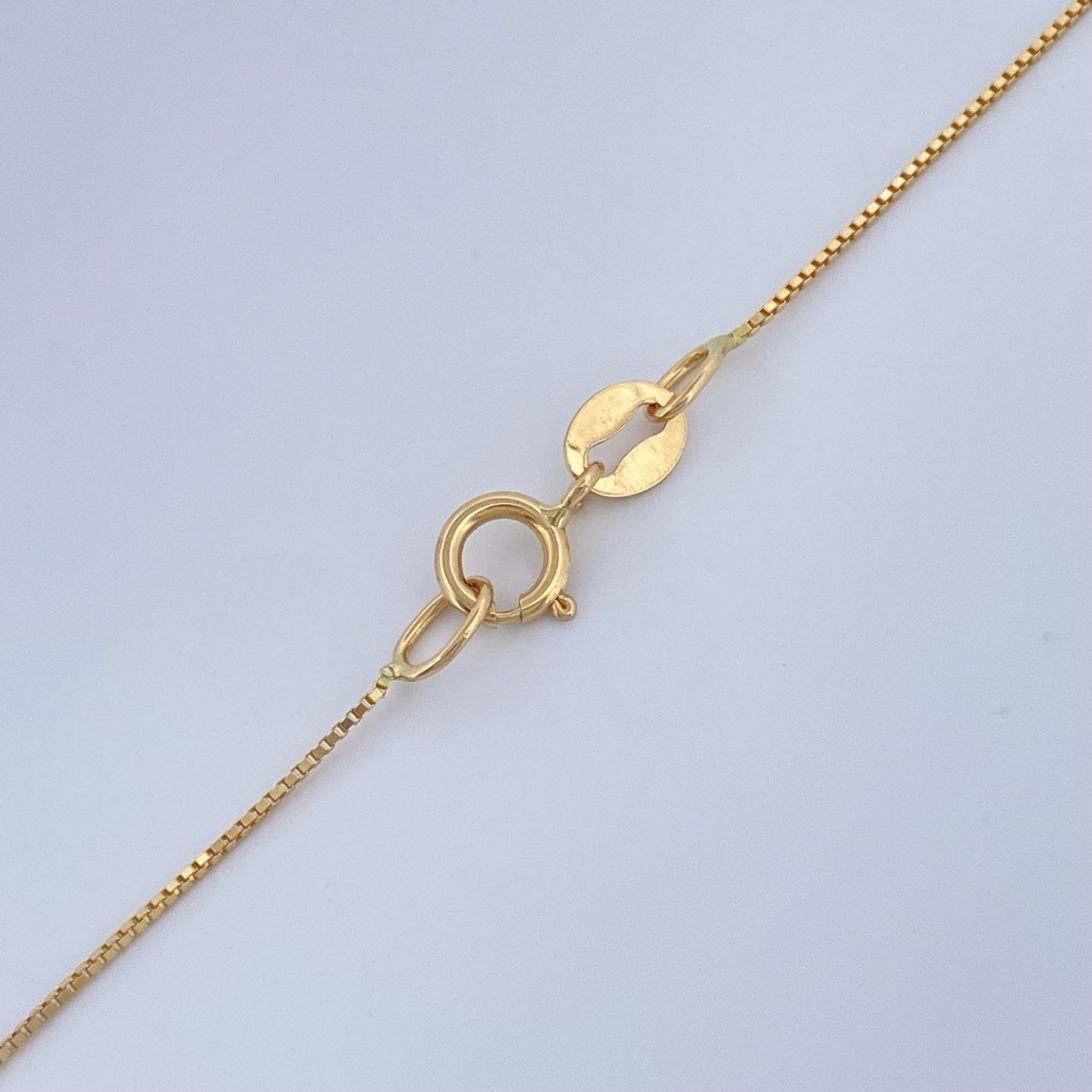 Venetian Chain and Pendant Set+Virgin of Guadalupe 1.15gr / 15 3/4 in / 0.5mm Yellow Gold 18K $