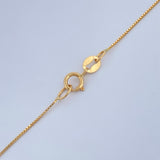 Set Cadena y Dije Veneciana+Virgen Guadalupe 1.2gr / 15 3/4 in / 0.45mm Oro Amarillo 18K $