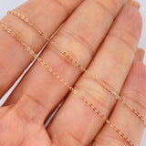 Chain and Pendant Classic Link + Anchor 1.3gr / 18K Rose Gold &