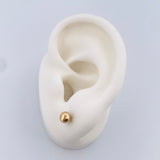 Stud Earrings Bead 0.6gr / 18K Gold $