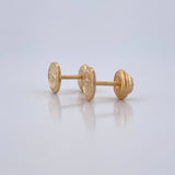Stud Earrings 0.85gr / 18K Gold $