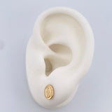 Topos Virgen Milagrosa 0.7gr / 8.1mm Oro Amarillo 18K %