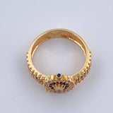 Crown Strap Ring RX 3.5gr / Size 6 1/4 / 18K Gold &