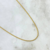 Wheat Chain 1.55gr / 45cm / 1.8mm Yellow Gold +3 18K