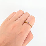 Anillo Solitario Corazon Churumbela 1.8gr / T6 / Oro Amarillo 18K *