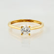 Anillo Solitario 1.55gr / T6 / Oro Amarillo 18K *