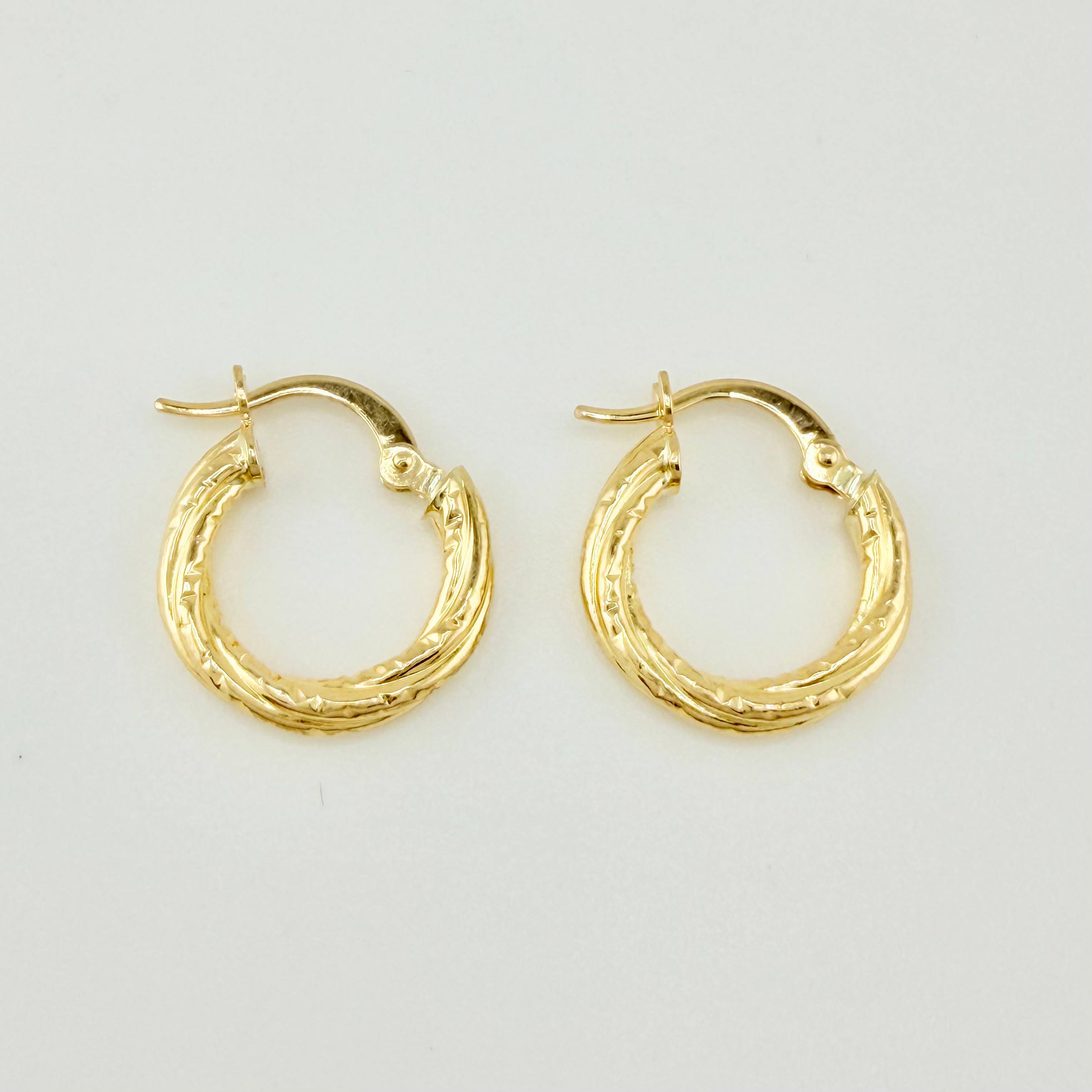 Candongas Sofi 1.4gr / 3/4 in / Oro Amarillo 18K ©