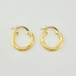 Candongas Sofi 1gr / 1/2 in / Oro Amarillo 18K