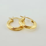 Candongas Sofi 1.5gr / 3/4 in / Oro Amarillo 18K