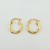 Candongas Sofi 1gr / 1/2 in / Oro Amarillo 18K