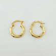 Candongas Sofi 0.9gr / 1/2 in / Oro Amarillo 18K