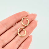 Candongas Sofi 1gr / 1/2 in / Oro Amarillo 18K