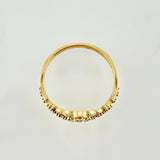 Anillo Corona Quinces 2.7gr / T7 / Oro Amarillo 18K