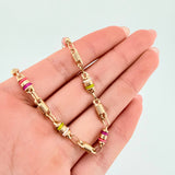 Pulso Rustico Barril 4.4gr / 8 1/4 in / 4.15mm Oro Amarillo 18K
