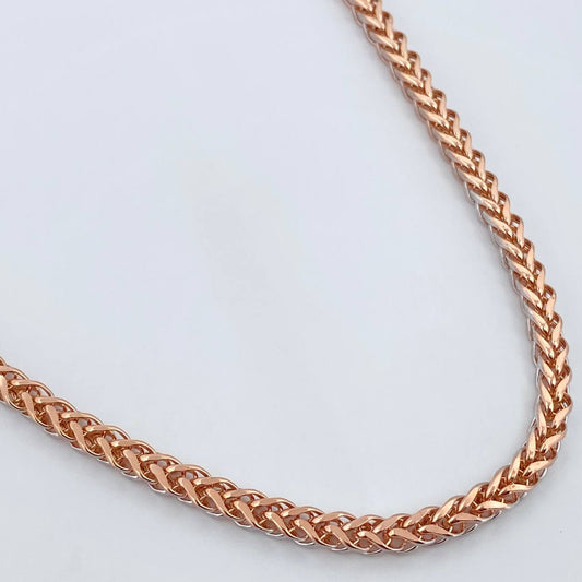 Cadena Franco 17.25gr / 59.5cm / +3 Oro 18K $