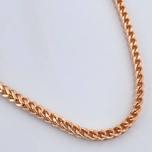 Cadena Franco 18gr / 60.5cm / +3 Oro 18K $