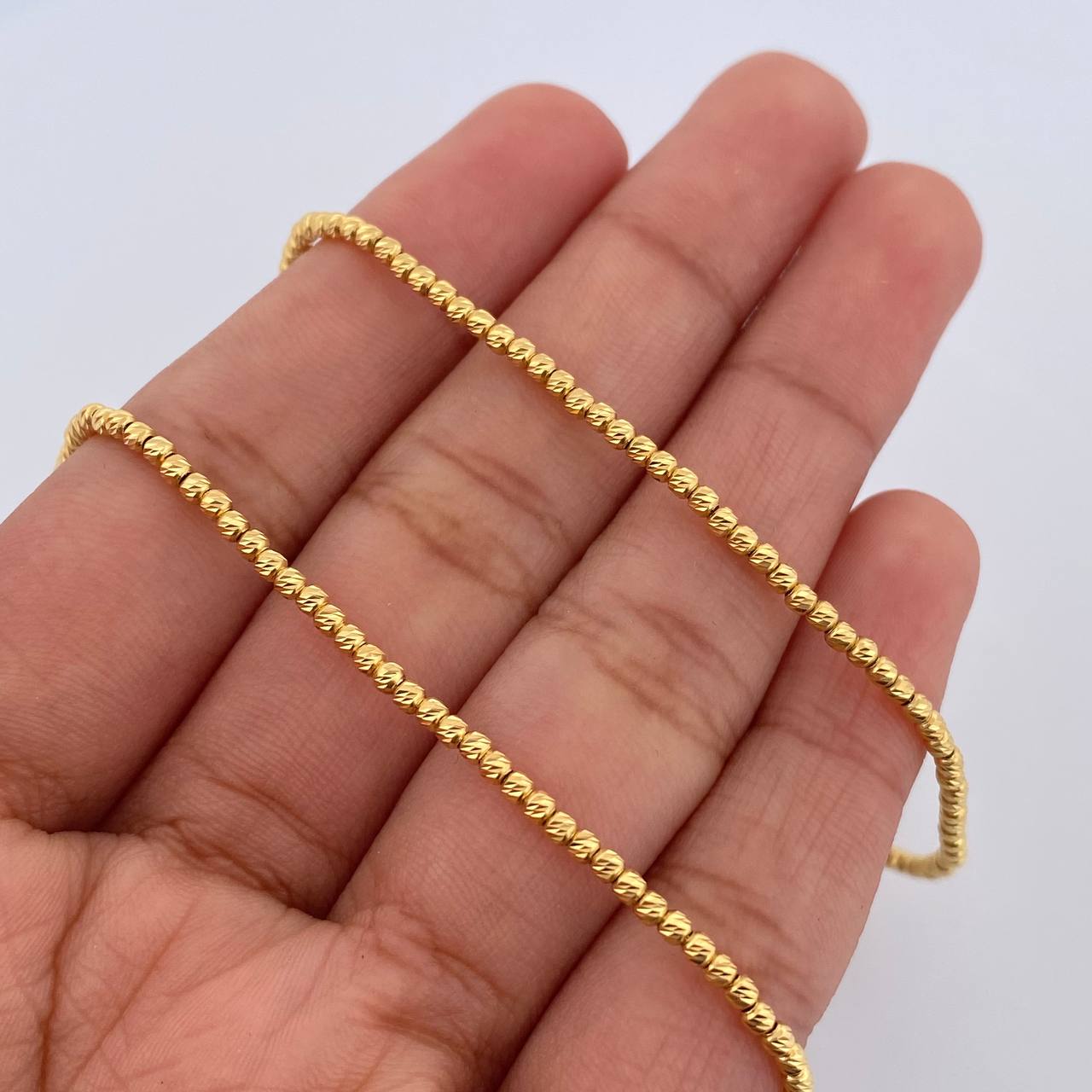 Military Type Chain 7.65gr / 50.3cm / +3 18K Gold &