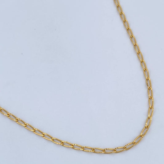 Cadena Espiga 1.7gr / 45.4cm / +3 Oro 18K &