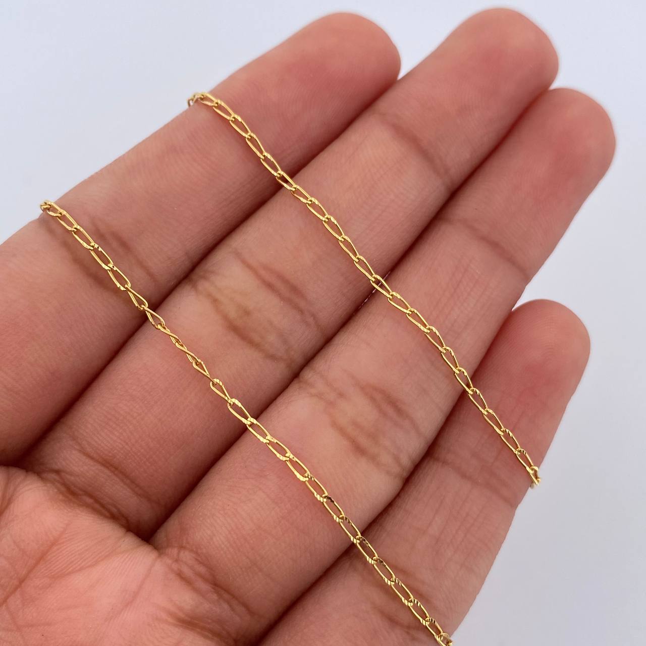 Cadena Espiga 1.7gr / 45.4cm / +3 Oro 18K &