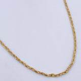 Venetian Chain 3.1gr / 17.6in / +3 18K Gold &