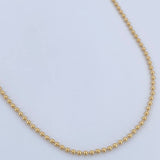 Cadena Militar 7.45gr / 45.3cm / +3 Oro 18K &