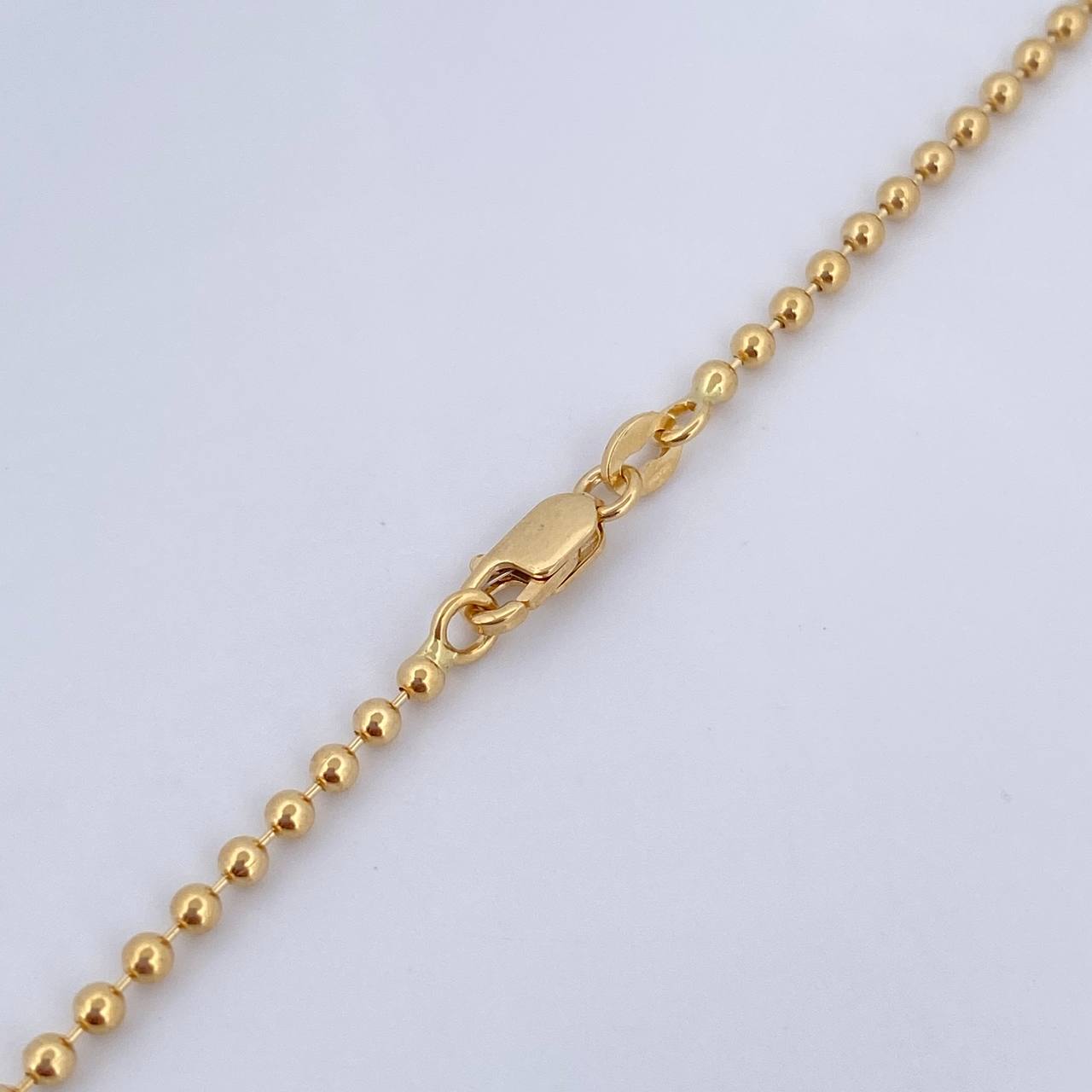 Cadena Militar 7.45gr / 45.3cm / +3 Oro 18K &