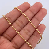 Cadena Militar 7.45gr / 45.3cm / +3 Oro 18K &