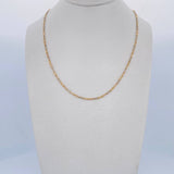 Paperclip Chain 2.45gr / 17.9in / +3 18K Gold &