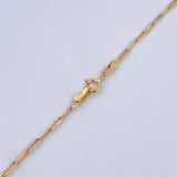 Paperclip Chain 2.45gr / 17.9in / +3 18K Gold &