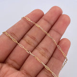 Paperclip Chain 2.45gr / 17.9in / +3 18K Gold &