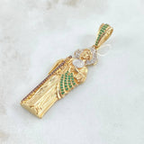 Pendant San Judas Tadeo 10.85gr / 6cm / Tricolor Two Yellows White 18K ©