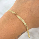Bracelet Sedusa 1.7gr / 20cm / 3mm Yellow Gold +3 18K *