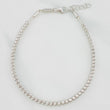 Pulso Modulable Tipo militar 4g / 7 3/4 in - 7 in / 3mm Oro Blanco 18K