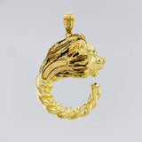 Pendant Lion 3.15g / 2 in Yellow Gold 18K